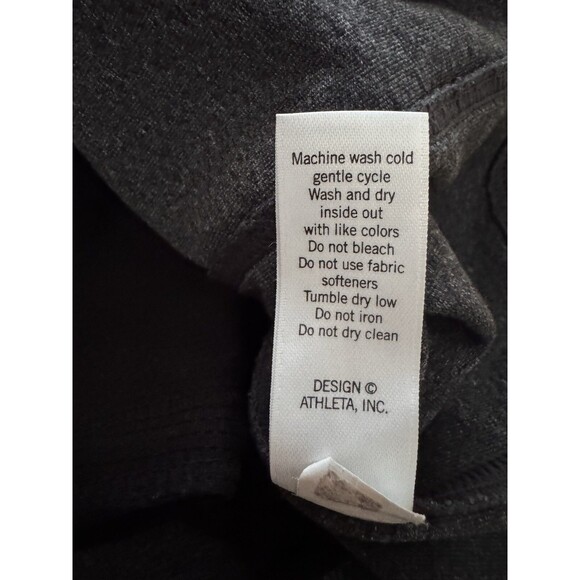 Athleta Skort Active Athletic Stretch Zip Pocket Skirt Shorts Gray M bv - Picture 8 of 8